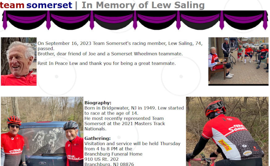 Tribute to Lew Saling